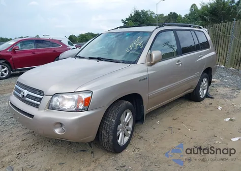 2006 Toyota Highlander Hybrid from USA, damaged, VIN JTEEW21A160031267